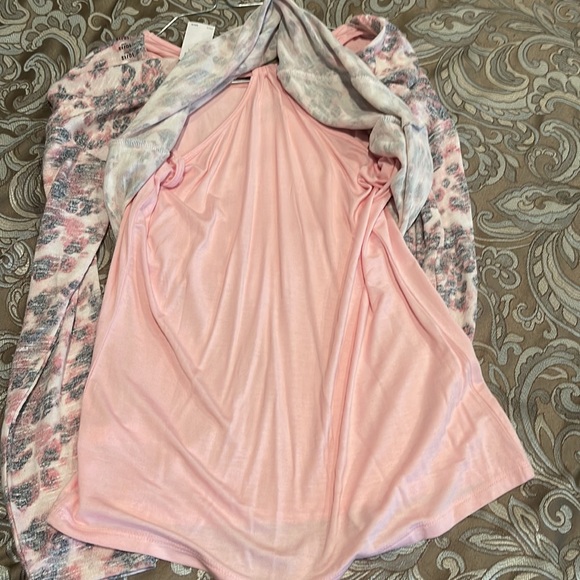 Girls justice long sleeve lightweight top with sewn in undershirt 10/12 plus New - Picture 3 of 7